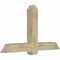 Ekena Millwork Eugene Rough Sawn Timber Gable Bracket, Douglas Fir, 60"W x 35"H x 6"D x 6"F, 14/12 Pitch GBW060X35X0606EUG00RDF - alternate 5
